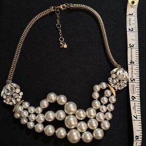 Cabi convertible necklace with crystal and pearls